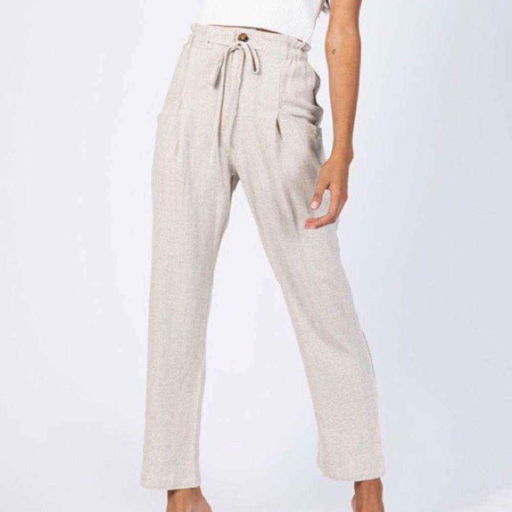Princess polly Rex linen beige pants